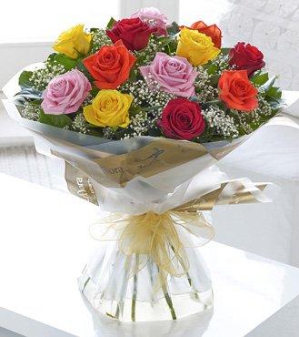 Assorted Valentine Rose Bouquet – CityFlowers